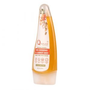 Red Gensing and Carrot Seed Extract Herbal Face Wash