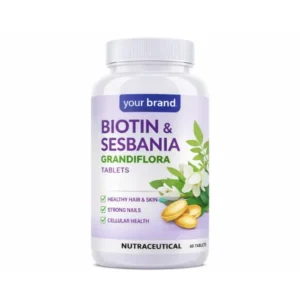 Biotin with sesbania grandiflora tablets