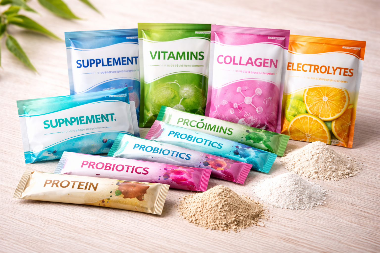Sachets & Stick Packs for nutraceuticals