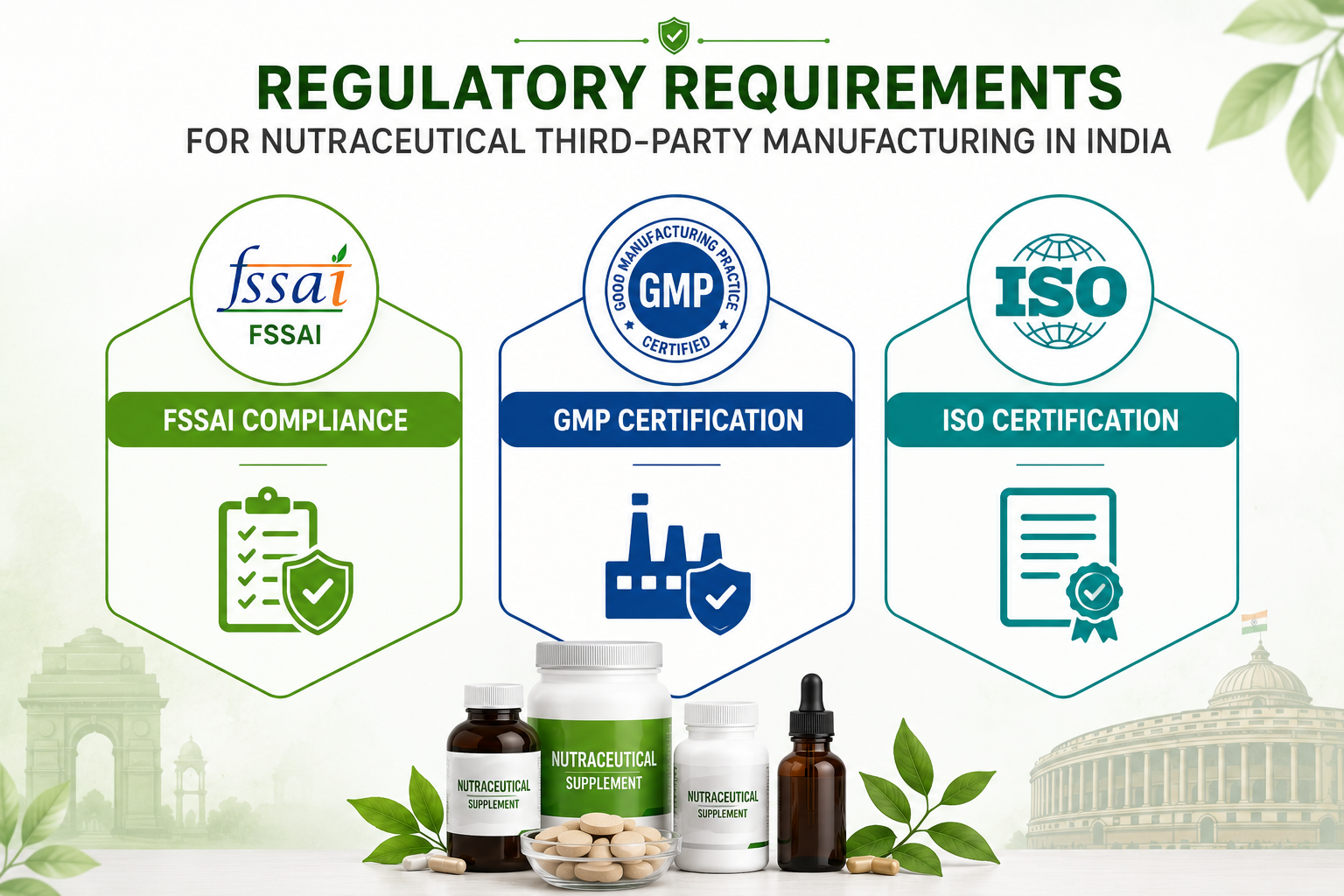 Regulatory Requirements for Nutraceutical Third-Party Manufacturing in India