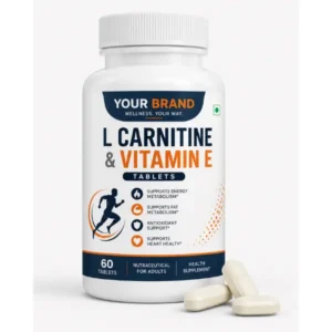 L-carnitine with vitamin e tablets