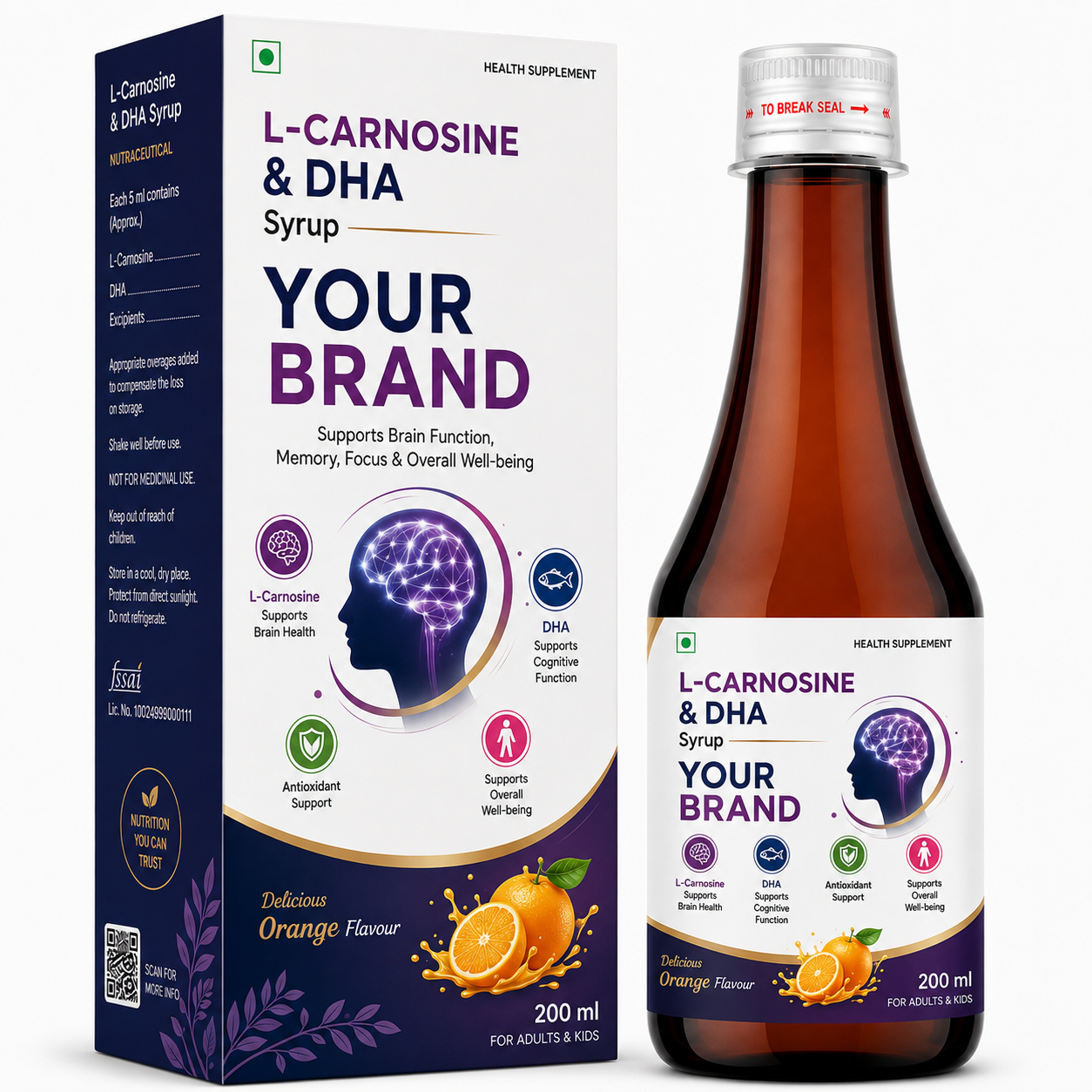 L-Carnosine & DHA syrup