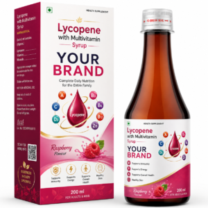 Lycopene with multivitamin syrup