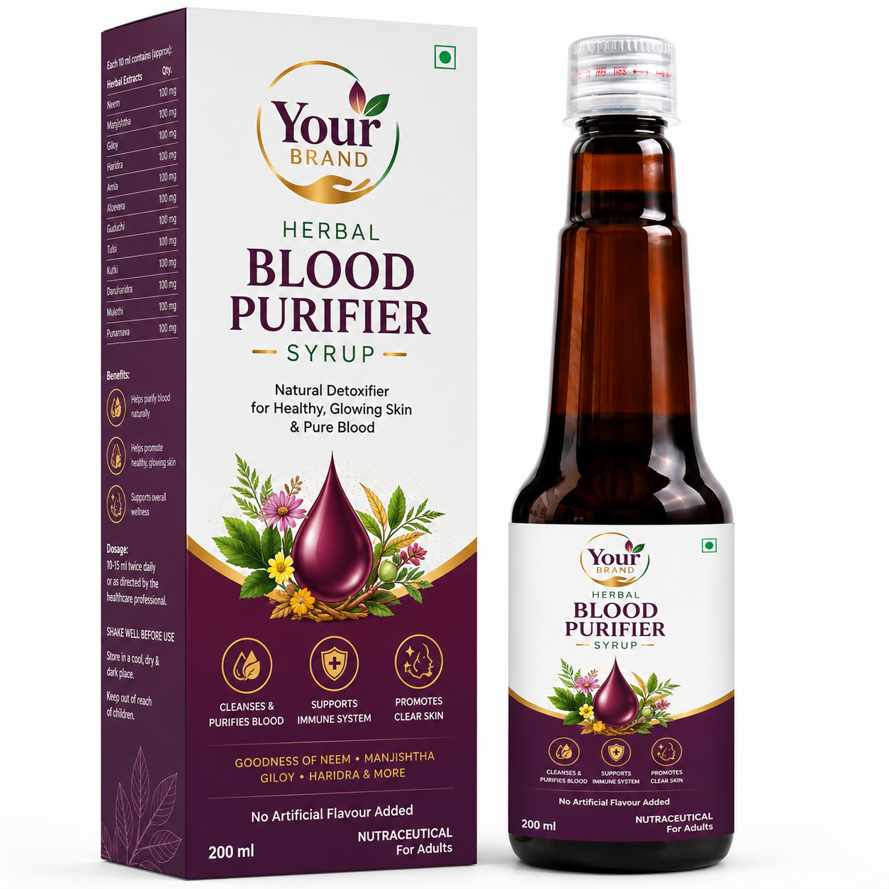herbal blood purifier syrup
